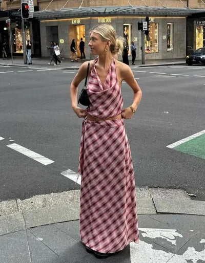 Amalfi - Haltertop en maxi-rokset