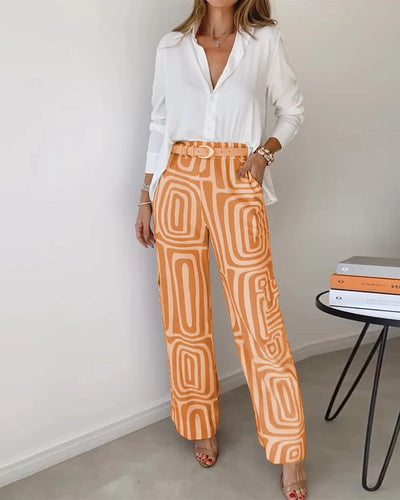 Bellory - Pantalon (+ Gratis Witte blouse)