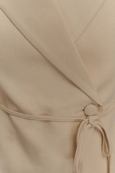 Andina - Linnen top met korte mouwen