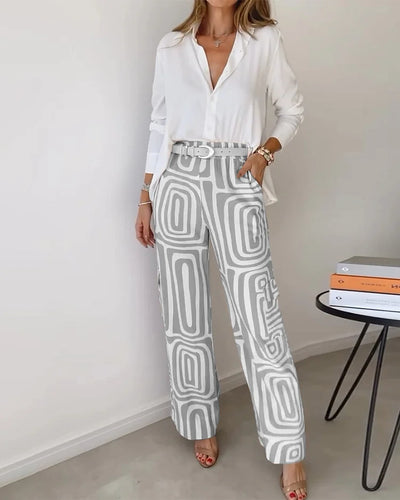 Bellory - Pantalon (+ Gratis Witte blouse)