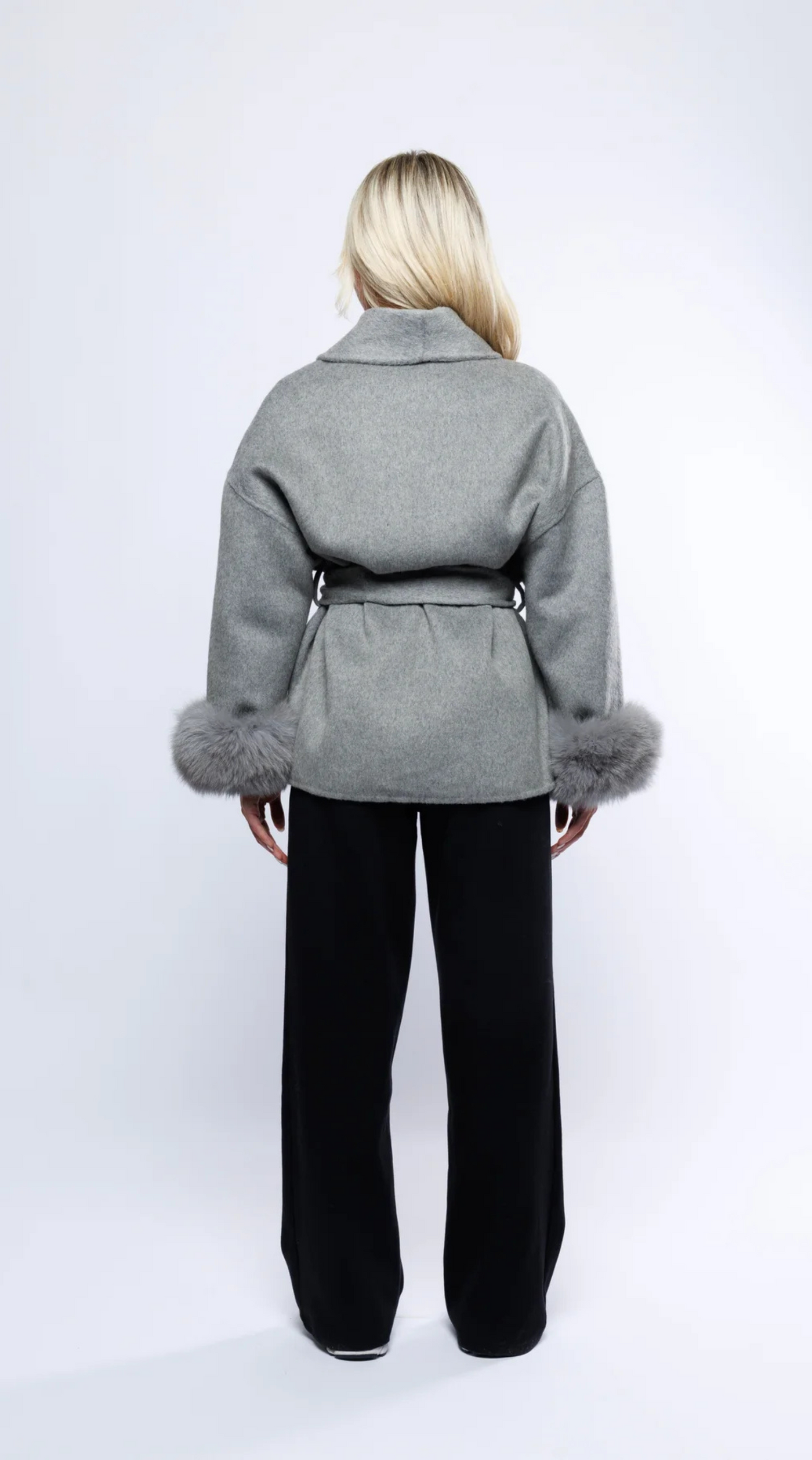 SOPHIA - Fur Trenchcoat