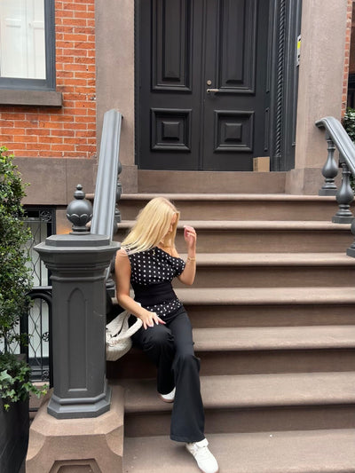 Kimmie | Top met stippen