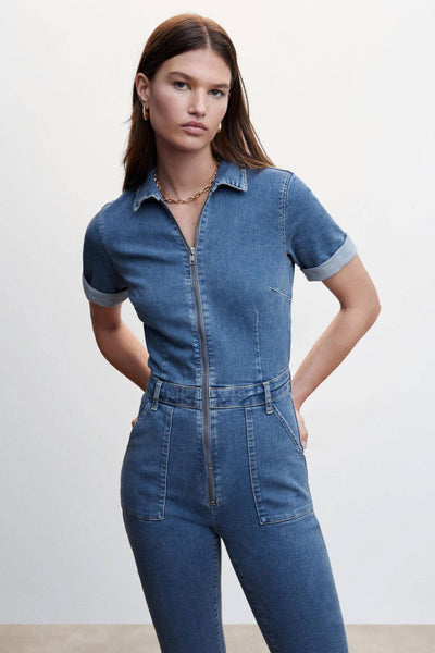 Modi - Denim Overall Jumpsuit