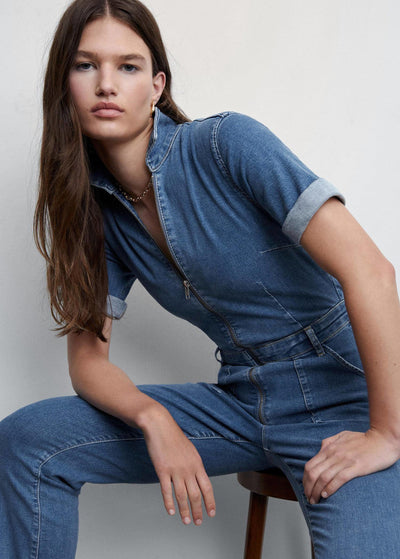 Modi - Denim Overall Jumpsuit