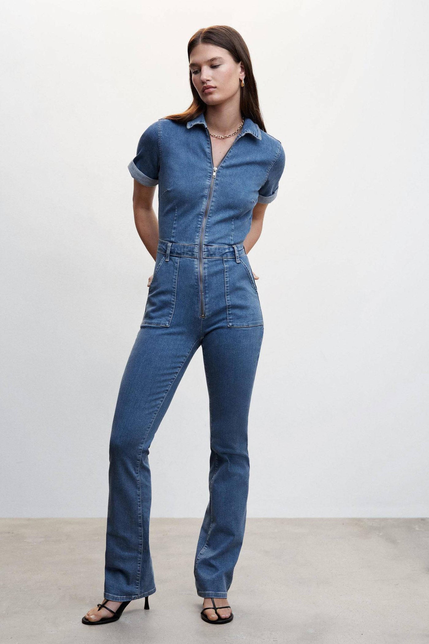 Modi - Denim Overall Jumpsuit